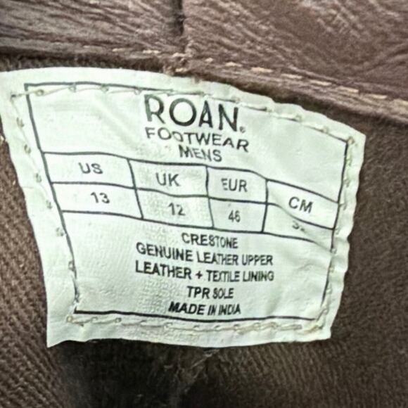 Roan by Bed Stu Mens Brown Leather Ankle Boots Size 13 main image 6